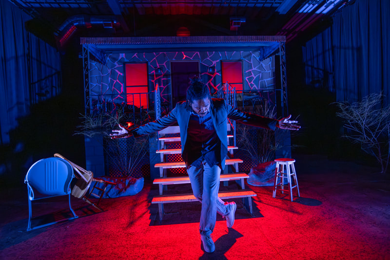 THE COMEUPPANCE at Wilbury Theatre Group in Providence, RI; photo by Erin X. Smithers.