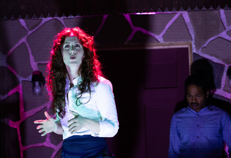 THE COMEUPPANCE at Wilbury Theatre Group in Providence, RI; photo by Erin X. Smithers.