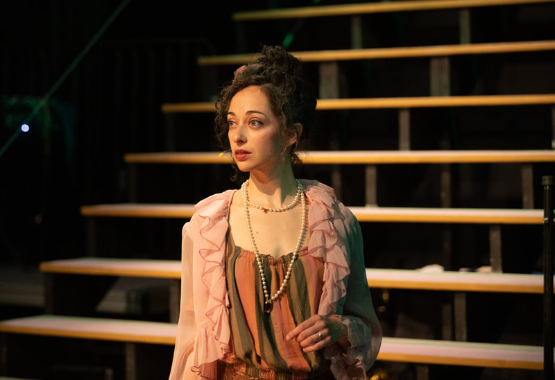 NATASHA, PIERRE & THE GREAT COMET OF 1812 at Wilbury Theatre Group; photo by Erin X. Smithers.

NATASHA, PIERRE & THE GREAT COMET OF 1812 by Dave Malloy, based on “War and Peace” by Leo Tolstory.

Wilbury Theatre Group production directed by Josh Short, with music supervision by Milly Massey, choreography by Ali Kenner Brodsky, music coordination by Susan Hodgin, costume design by Erin Meghan Donnelly, sound + light design by Andy Russ, scenic design by Keri King, Max Ponticelli, and Monica Shinn.

Intimacy direction by Susie Schutt, assistant direction by Jeffrey Ginsberg, assistant costume design by Lizzy Pegler, stage management by Allison Marchetti*, and assistant stage management by Emmy Varden*.
