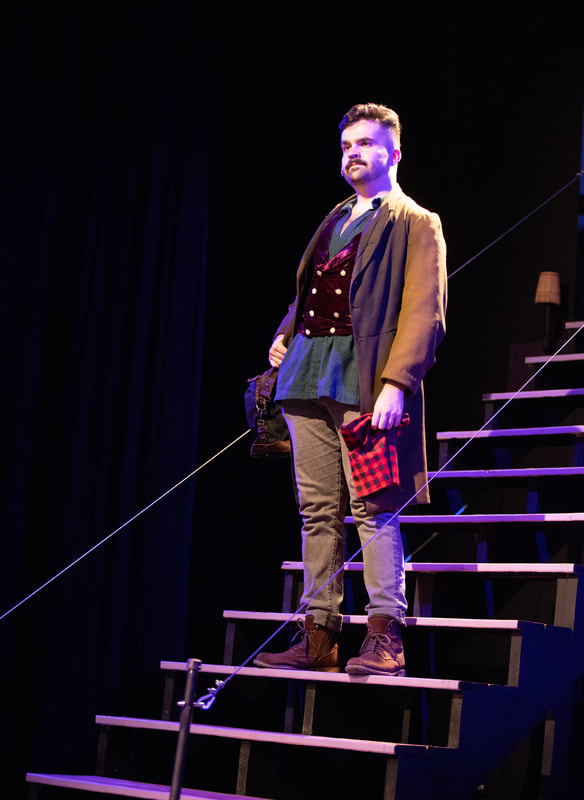 NATASHA, PIERRE & THE GREAT COMET OF 1812 at Wilbury Theatre Group; photo by Erin X. Smithers.

NATASHA, PIERRE & THE GREAT COMET OF 1812 by Dave Malloy, based on “War and Peace” by Leo Tolstory.

Wilbury Theatre Group production directed by Josh Short, with music supervision by Milly Massey, choreography by Ali Kenner Brodsky, music coordination by Susan Hodgin, costume design by Erin Meghan Donnelly, sound + light design by Andy Russ, scenic design by Keri King, Max Ponticelli, and Monica Shinn.

Intimacy direction by Susie Schutt, assistant direction by Jeffrey Ginsberg, assistant costume design by Lizzy Pegler, stage management by Allison Marchetti*, and assistant stage management by Emmy Varden*.
