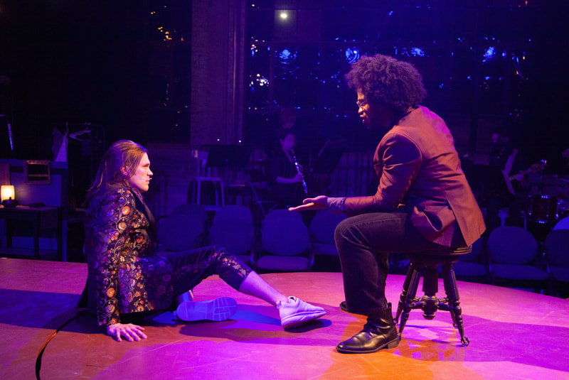 NATASHA, PIERRE & THE GREAT COMET OF 1812 at Wilbury Theatre Group; photo by Erin X. Smithers.

NATASHA, PIERRE & THE GREAT COMET OF 1812 by Dave Malloy, based on “War and Peace” by Leo Tolstory.

Wilbury Theatre Group production directed by Josh Short, with music supervision by Milly Massey, choreography by Ali Kenner Brodsky, music coordination by Susan Hodgin, costume design by Erin Meghan Donnelly, sound + light design by Andy Russ, scenic design by Keri King, Max Ponticelli, and Monica Shinn.

Intimacy direction by Susie Schutt, assistant direction by Jeffrey Ginsberg, assistant costume design by Lizzy Pegler, stage management by Allison Marchetti*, and assistant stage management by Emmy Varden*.