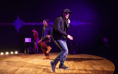 HYPE MAN: A BREAK-BEAT PLAY at The Wilbury Theatre Group in Providence, Rhode Island.