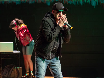 HYPE MAN: A BREAK-BEAT PLAY at The Wilbury Theatre Group in Providence, Rhode Island.