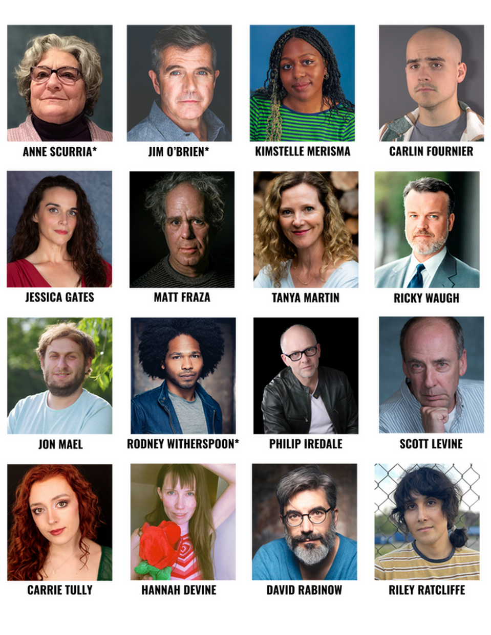 GIRL FROM THE NORTH COUNTRY at Wilbury Theatre Group cast list